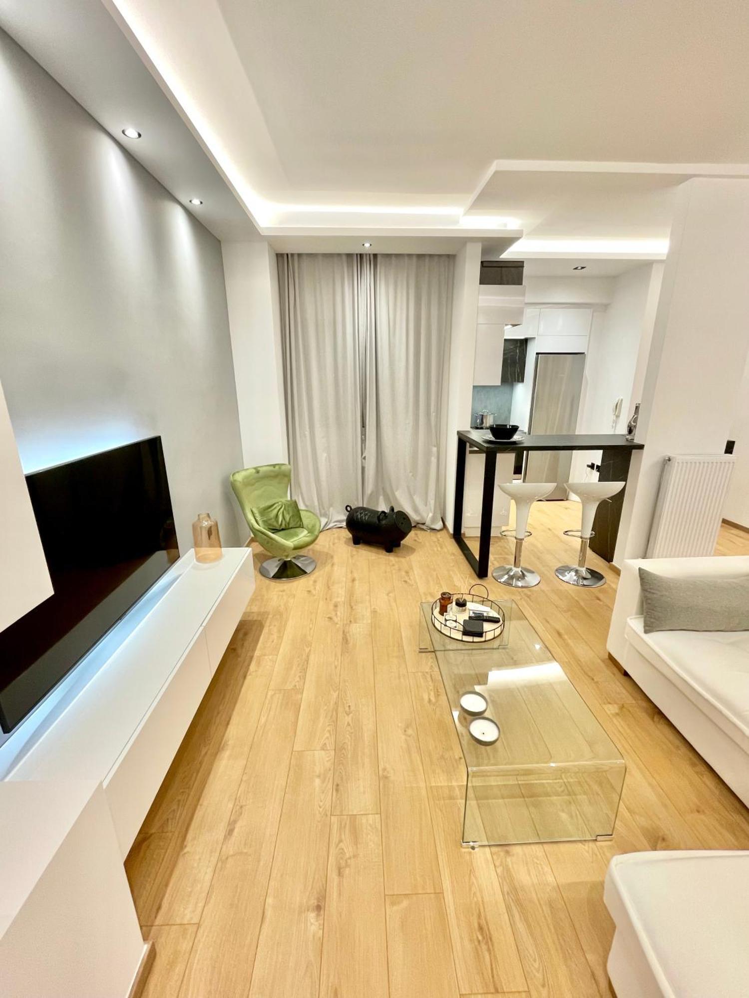 Apartment One Bedroom Modern In Lycabettus - 61sq Meters *
